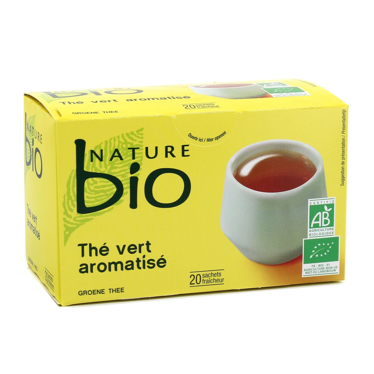3257985119020 - Nature Bio - Thé vert aromatisé bio