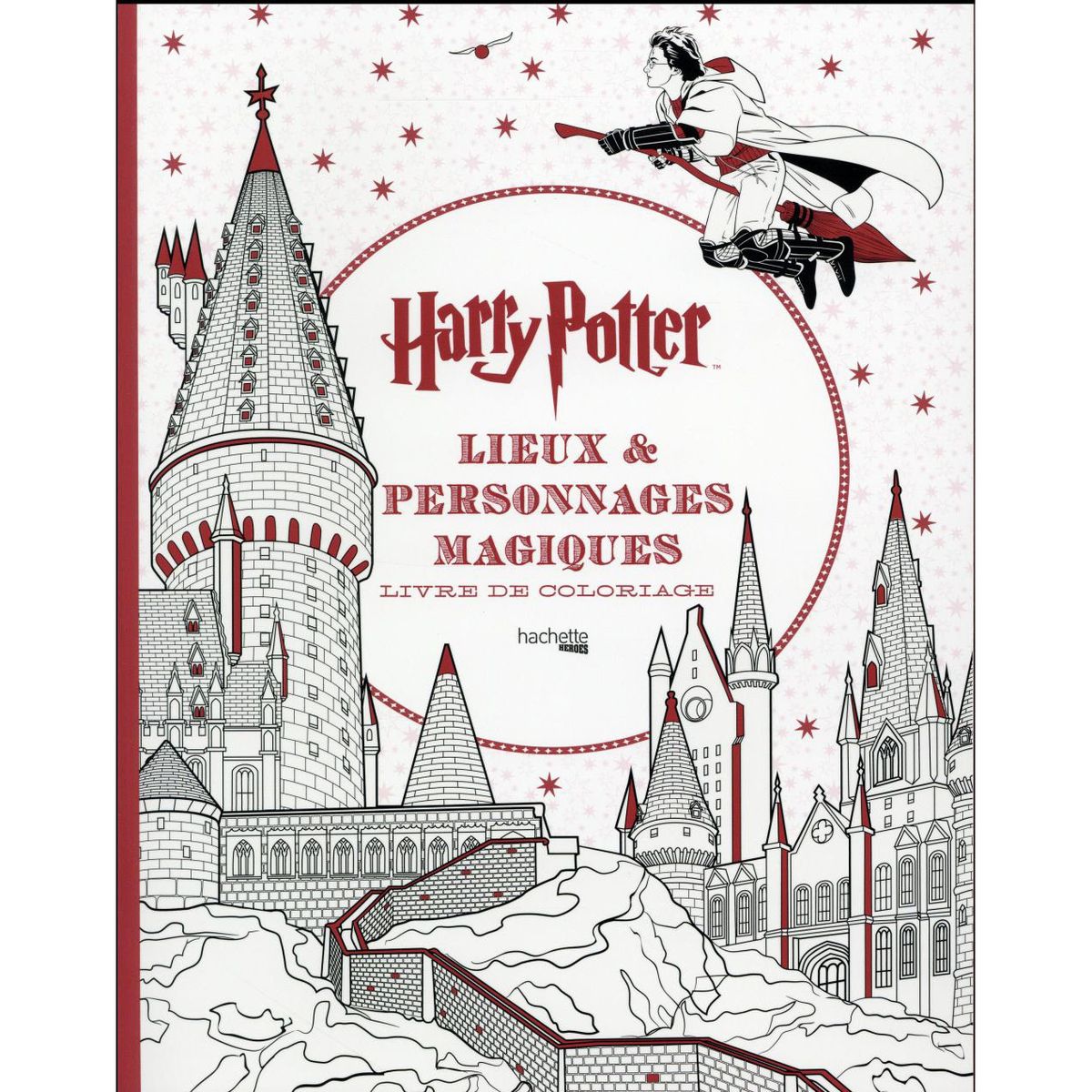 Hachette Livre de coloriage Harry Potter Lieux et personnages magiques