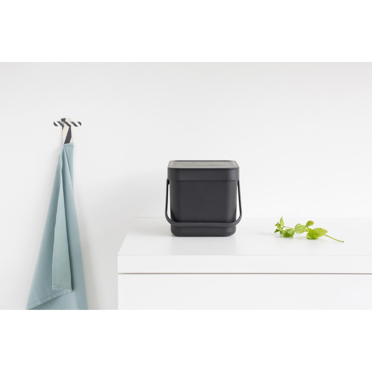 8710755109720 - Brabantia - Poubelle à déchet Sort & Go, 6 litres