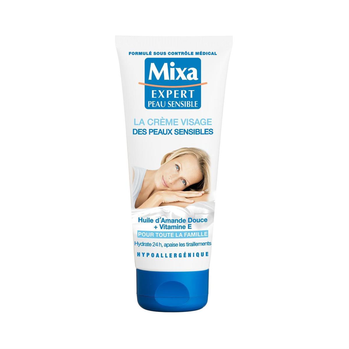 3600550230321 - Mixa - Crème Visage des peaux sensibles Huile d'Amande Douce + Vitamine E