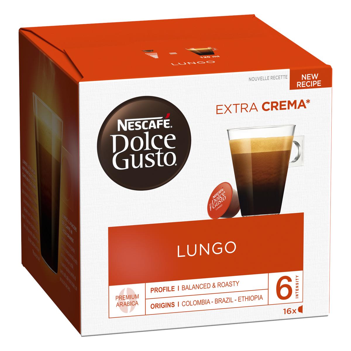 Acheter Promotion Nescafe Dolce Gusto Café capsules Lungo intensité 6