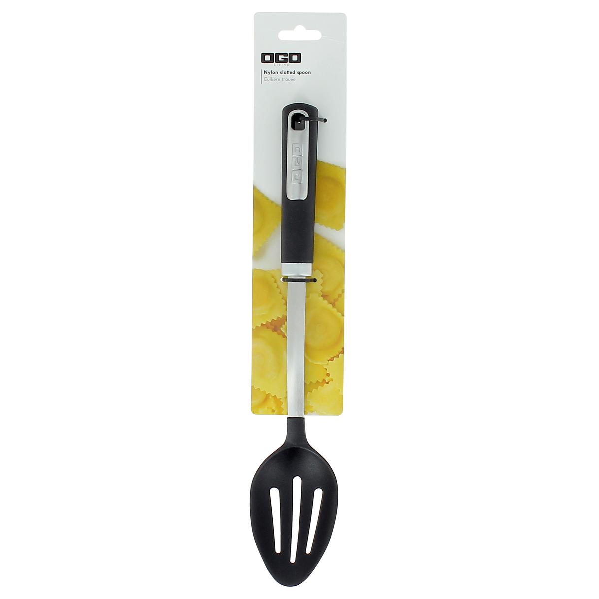 3256390163321 - OGO-LIVING - Cuillère trouée nylon/inox