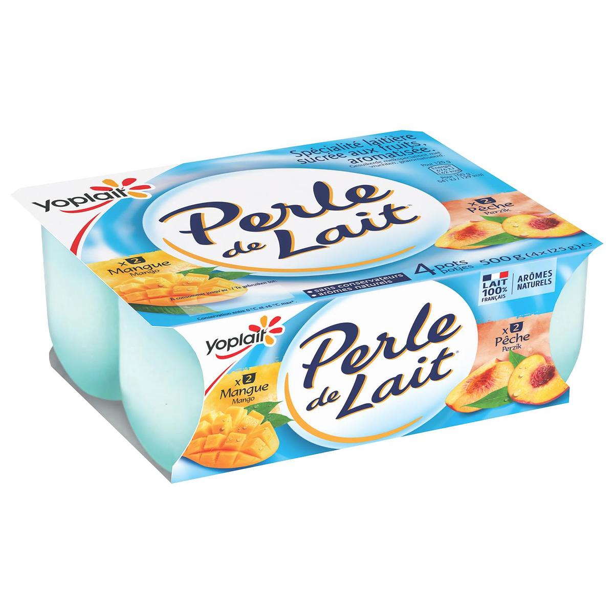 3329770083721 - Perle de lait - Yaourt Mangue Pêche