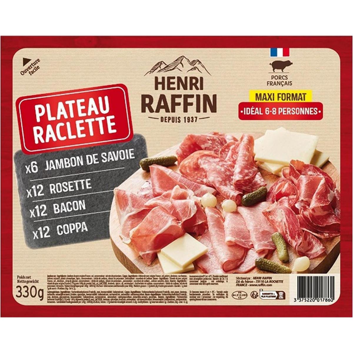 Achat / Vente Henri Raffin Plateau de Charcuterie pour Raclette, 330g