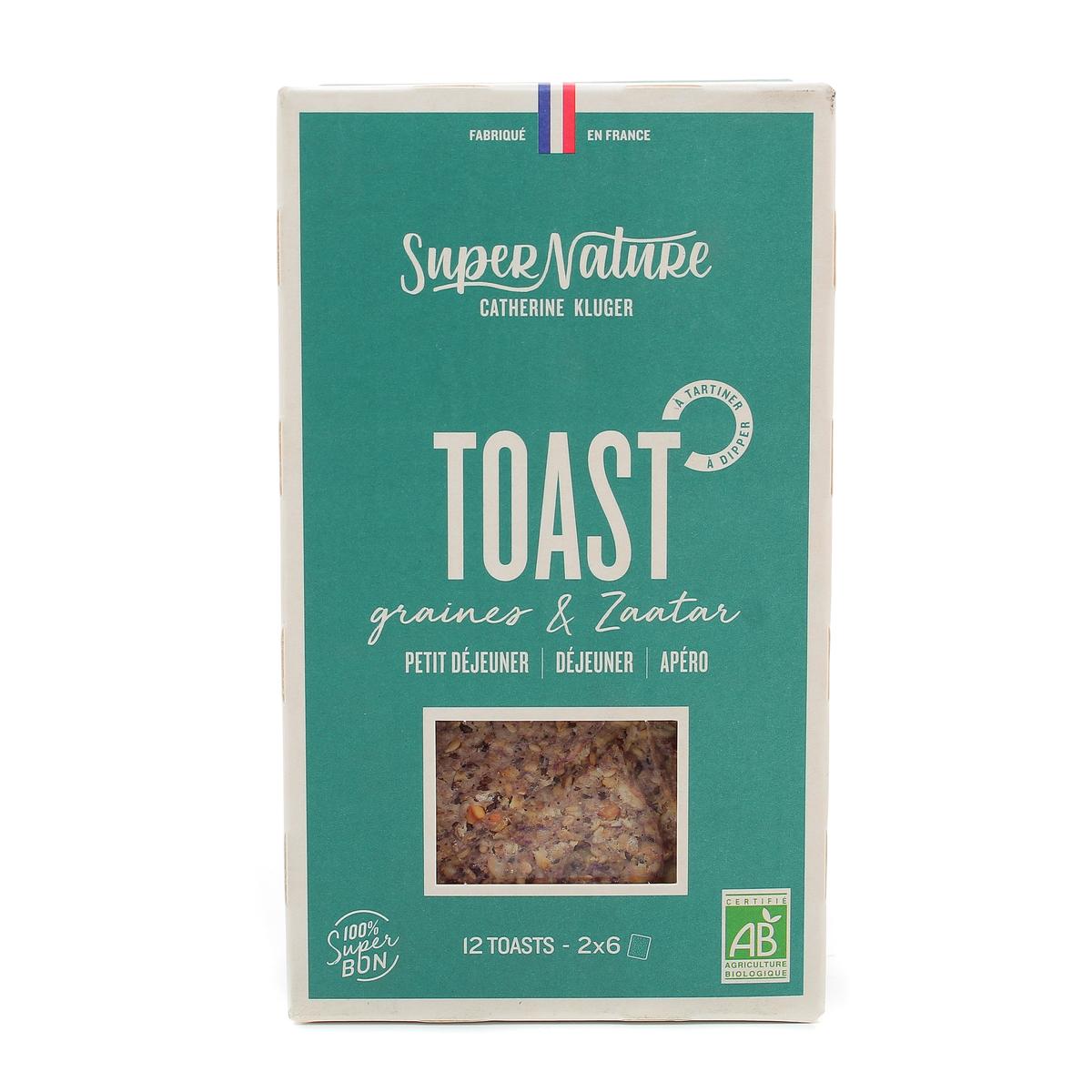 3770007543721 - Super Nature - Toast Graines & Zaatar x12 BIO