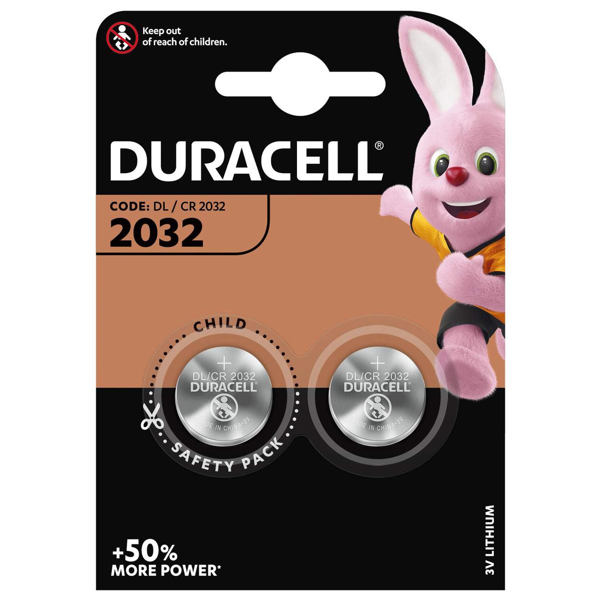 5000394203921 - Duracell - 2 Piles Bouton Lithium 3V CR 2032
