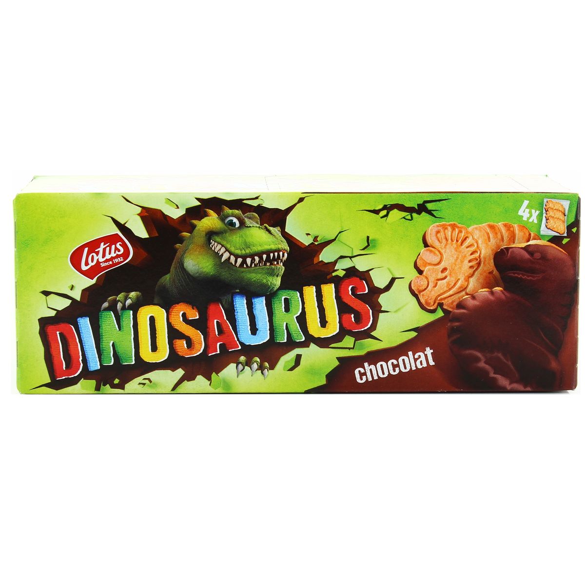 Livraison A Domicile Lotus Biscuit Dinosaurus Chocolat 225g