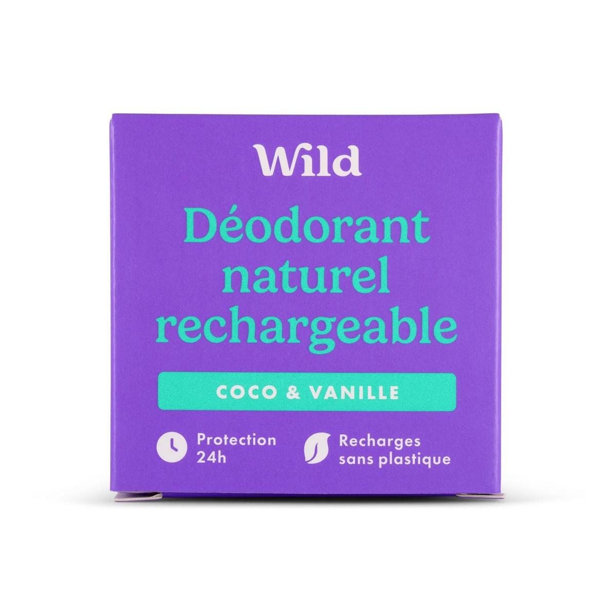 5060968414221 - Wild - Déodorant Naturel Recharge Coco et Vanille