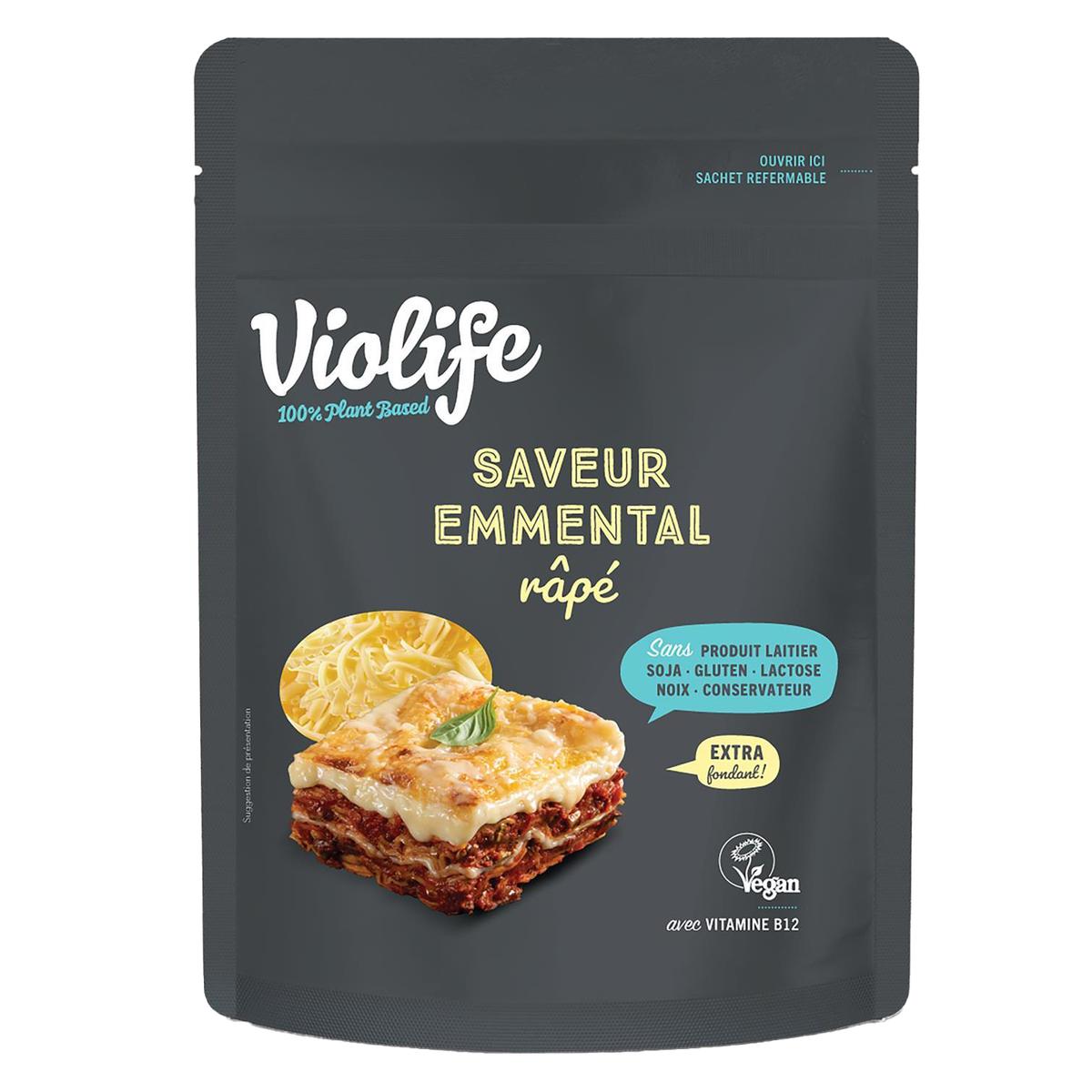 5202390024221 - Violife - Râpé végétal saveur emmental