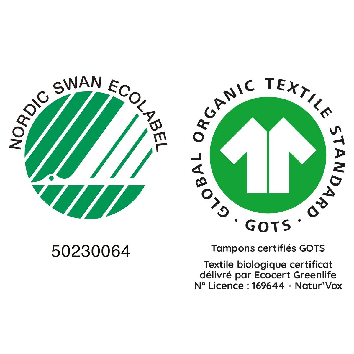 3760001764321 - Tadam - Tampons avec applicateur Super - 100% coton bio.