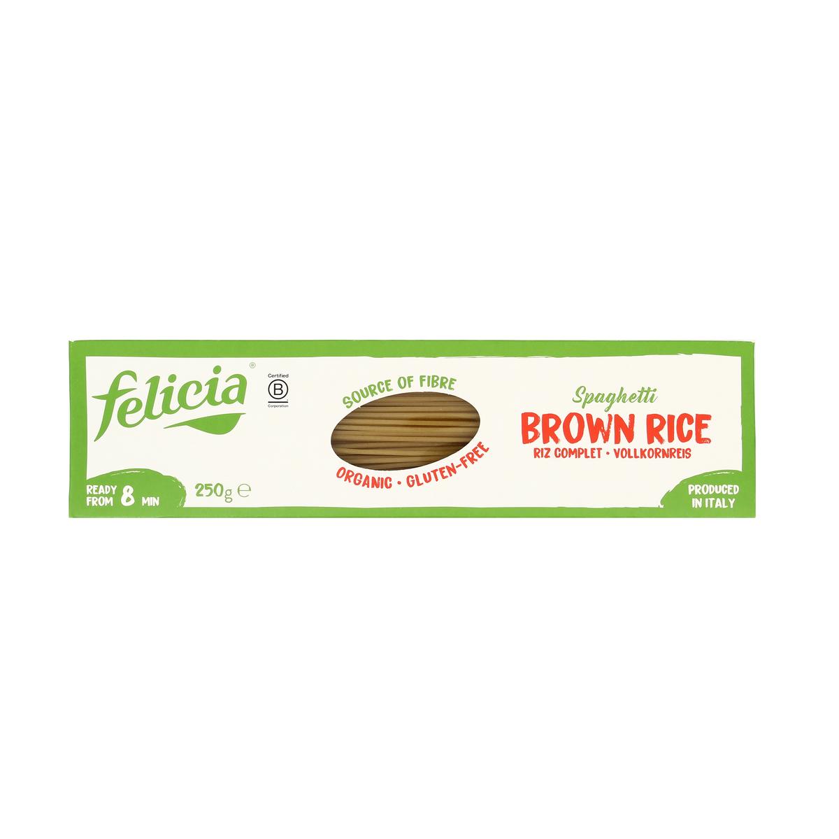 8032804436121 - Félicia - Spaghetti riz complet sans gluten Bio