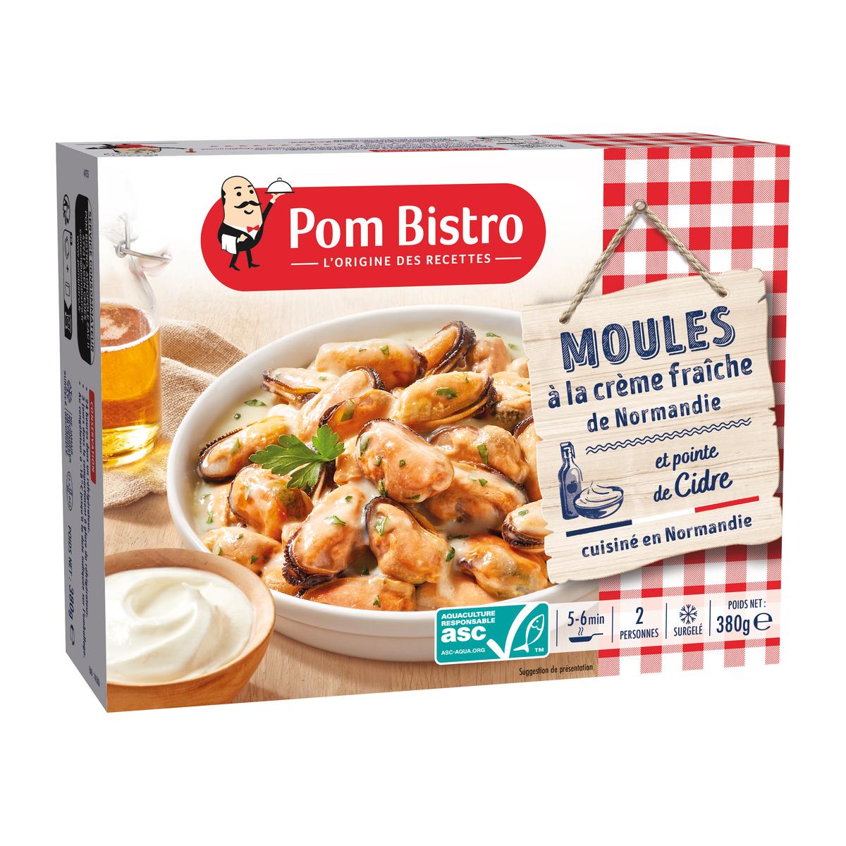 3760032006421 - Pom Bistro - Moules ASC à la crème de normandie et au cidre