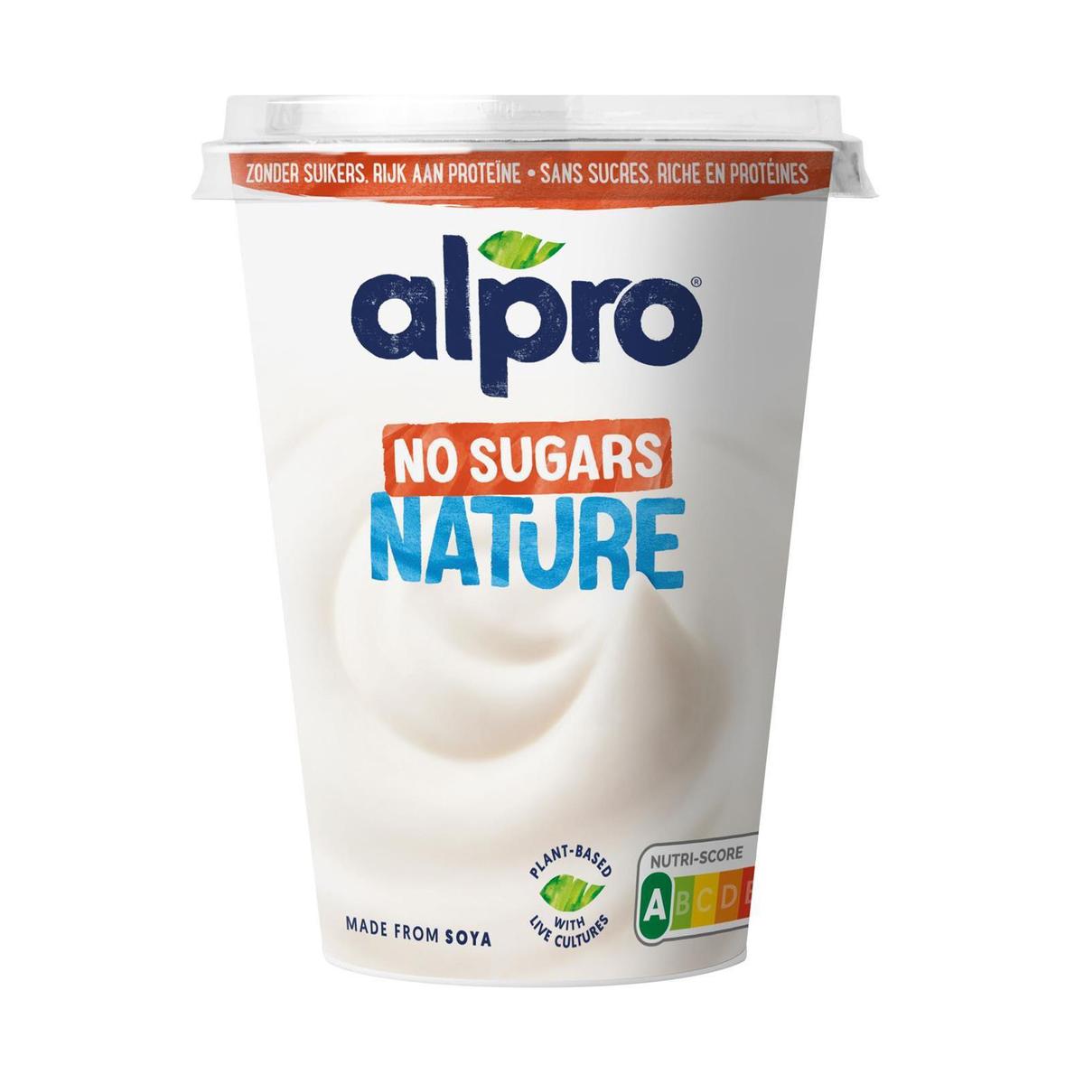 5411188118121 - Alpro - Dessert Végétal Soja Nature sans sucre ajouté