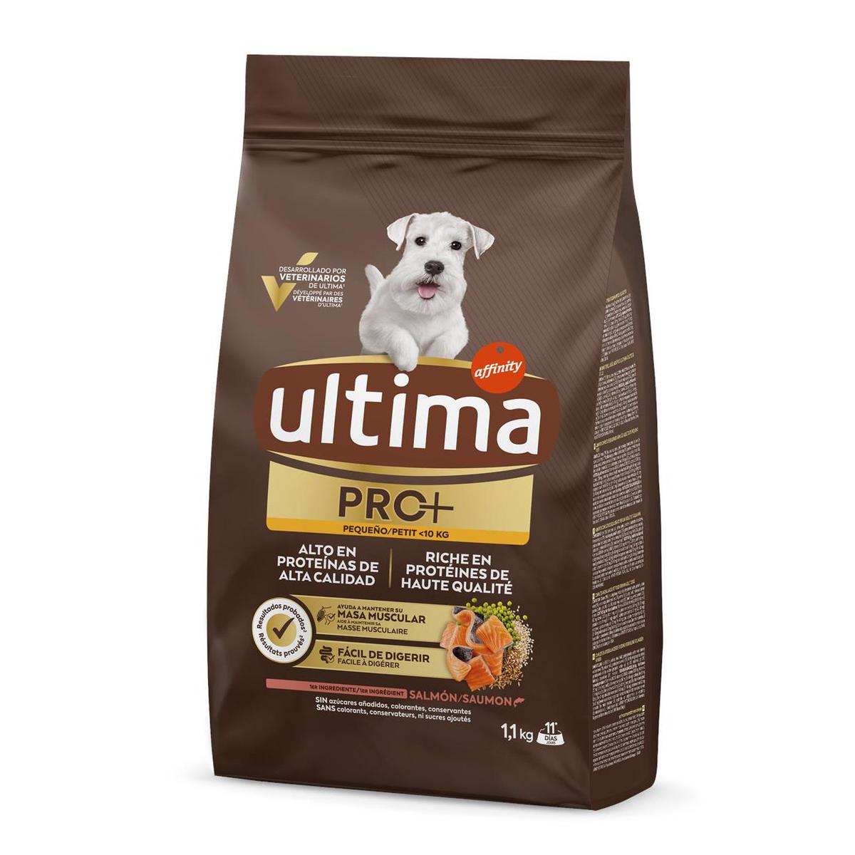3700260418221 - Affinity - Ultima Pro Plus - Croquettes Saumon Riche en Protéines de haute qualité pour petit chien adulte