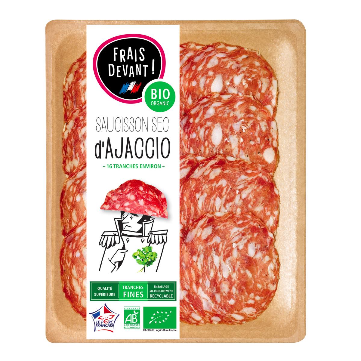 Saucisson Sec au Poivre - 100 g environ 10 tranches