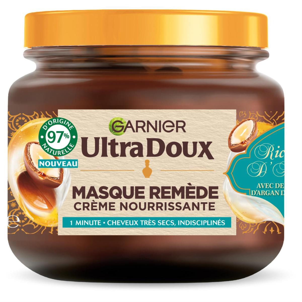 3600542509121 - Garnier - Ultra Doux - Masque Remède Crème Nourrissante Richesse d'Argan