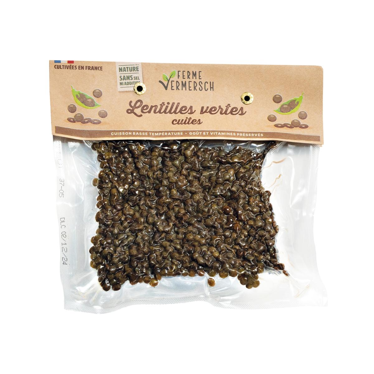 3760150670122 - Ferme Vermersch - Lentilles Vertes Cuites