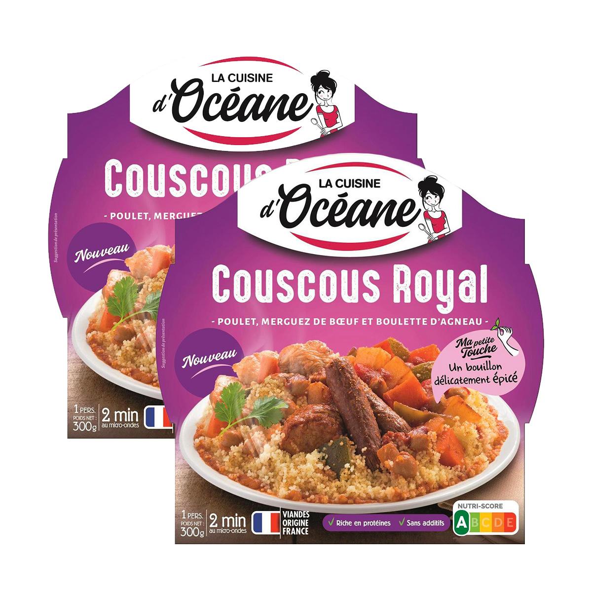 2050000400322 - La Cuisine d'Océane - Couscous Royal- Poulet, Merguez de Boeuf, boulettes d'Agneau
