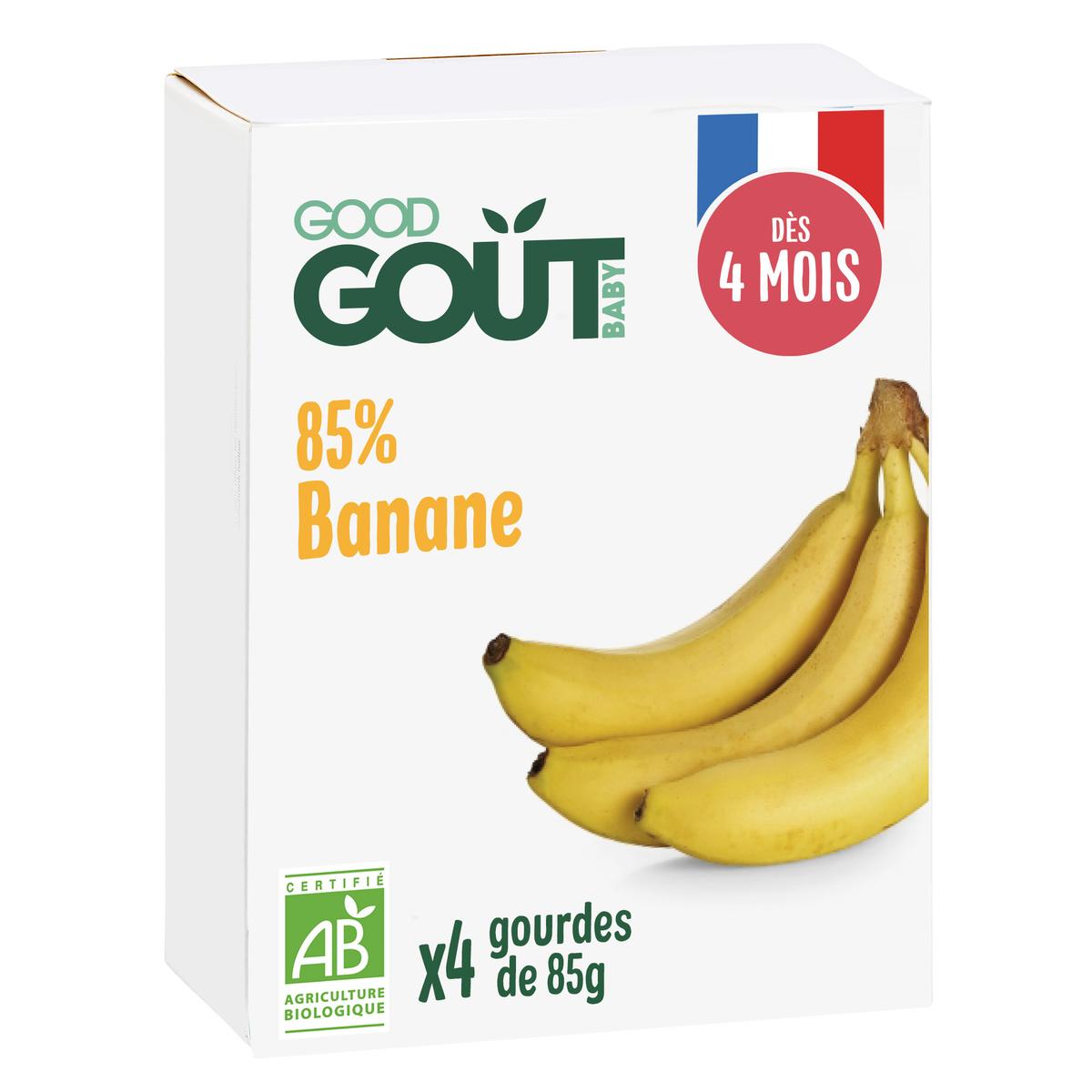 3760269312722 - Good Goût - Banane Bio Gourde Bébé Dès 4 mois