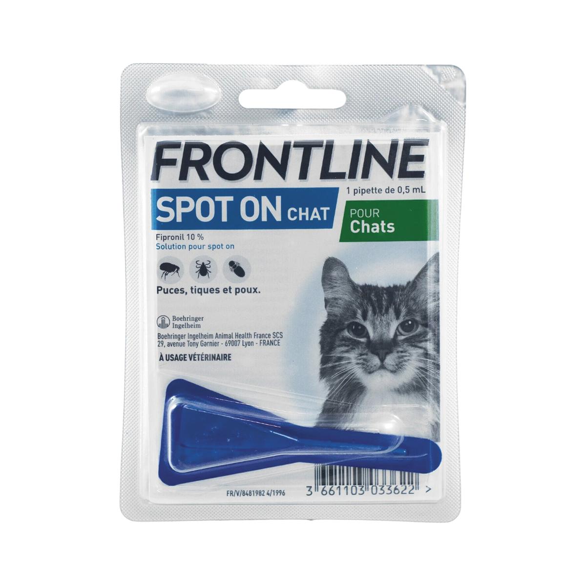 3661103033622 - Frontline - Pipette anti-tiques et anti-puces Spot On pour chat