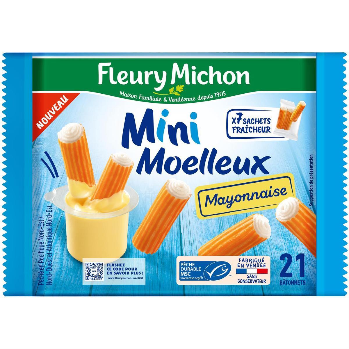 3302740084522 - Fleury Michon - Mini Surimi Moelleux Mayonnaise