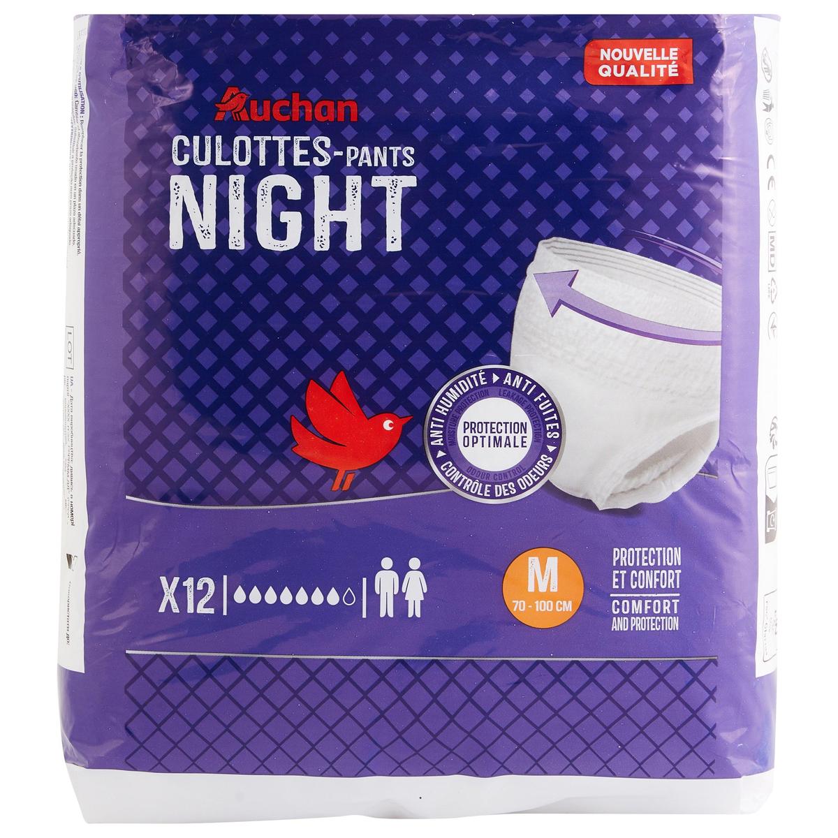 3596710534722 - Auchan - Couches culottes nuit taille M (70-100cm)