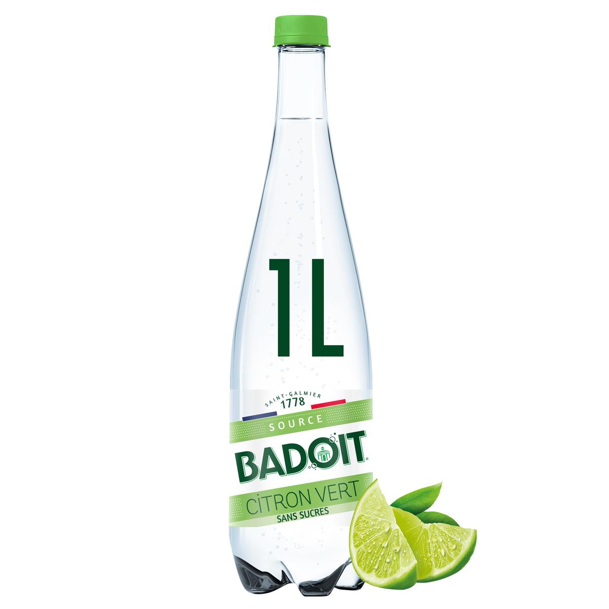 3068320105222 - Badoit - Aux arômes naturels de citron vert
