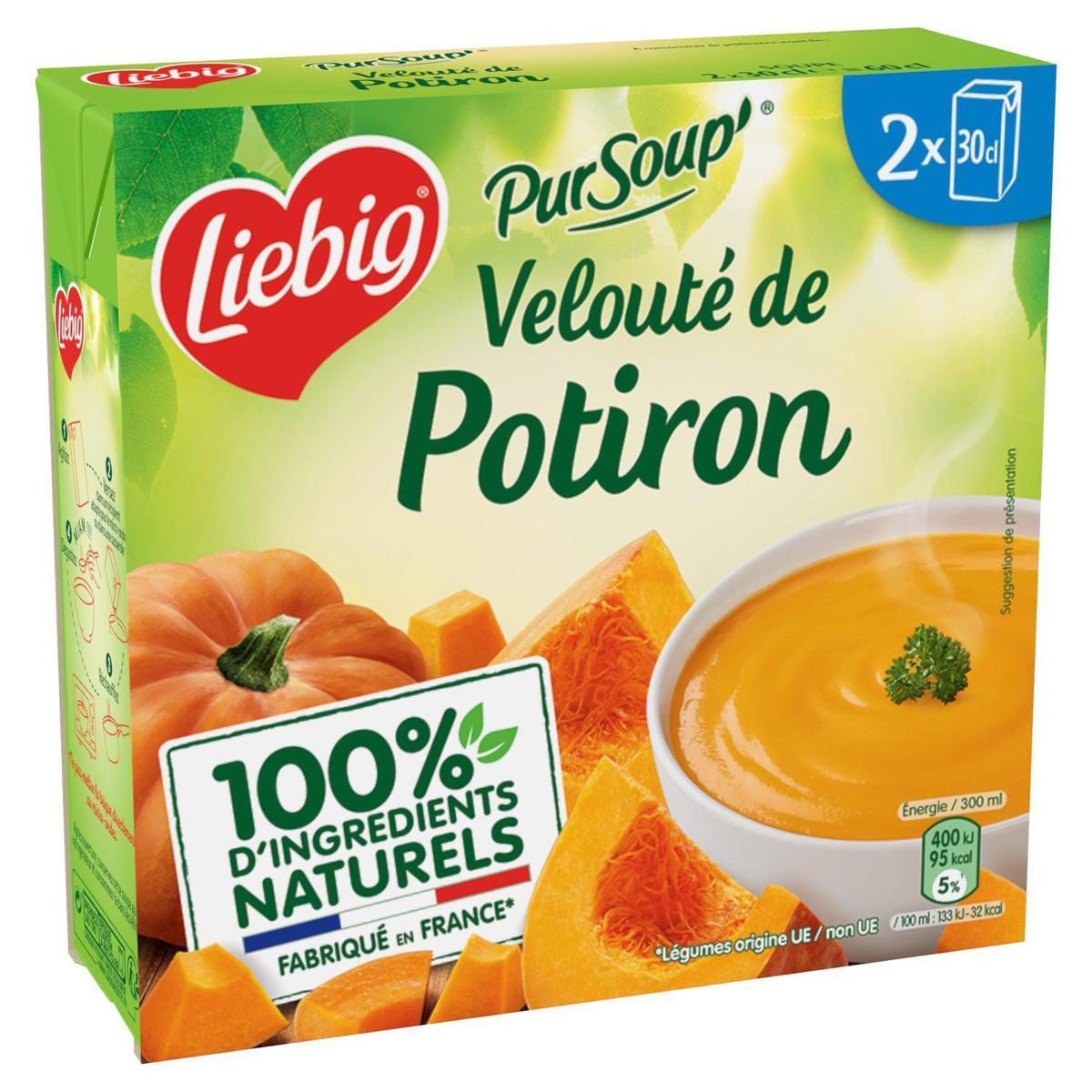 Livraison Domicile Liebig Soupe Velout De Potiron Bio X Cl