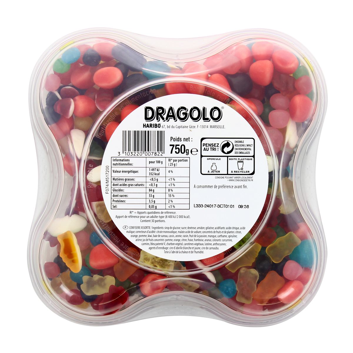 3103220007822 - Haribo - Dragolo