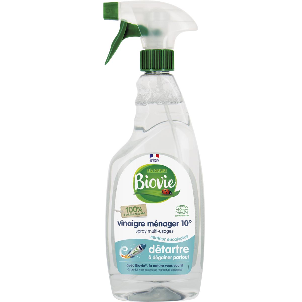 3517360017922 - Biovie - Spray Vinaigre Ménager 10° Multi-usage Senteur Eucalyptus Ecocert