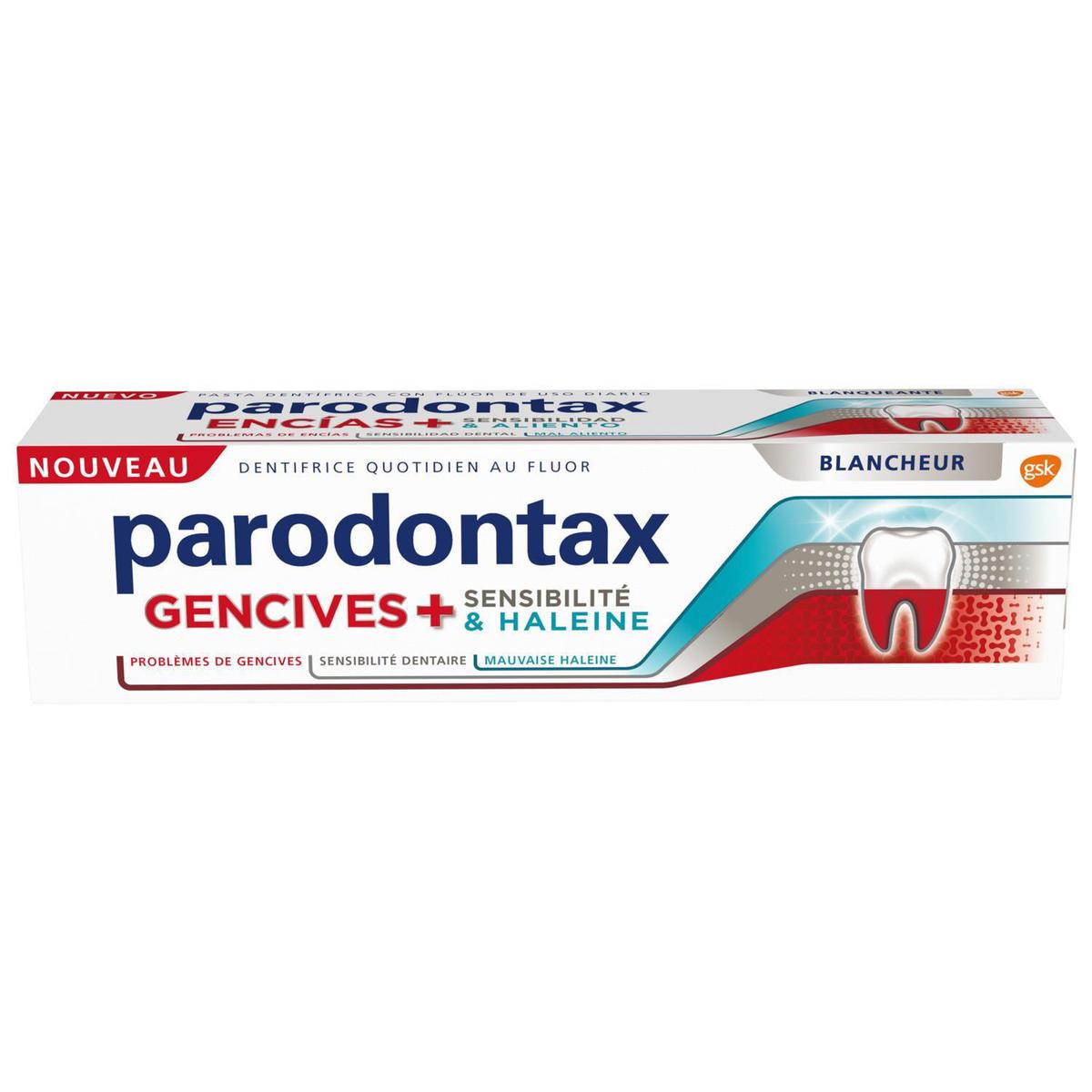 5054563117922 - Parodontax - Dentifrice Quotidien Au Fluor Gencives + Sensibilité & Haleine Fraîche Blancheur