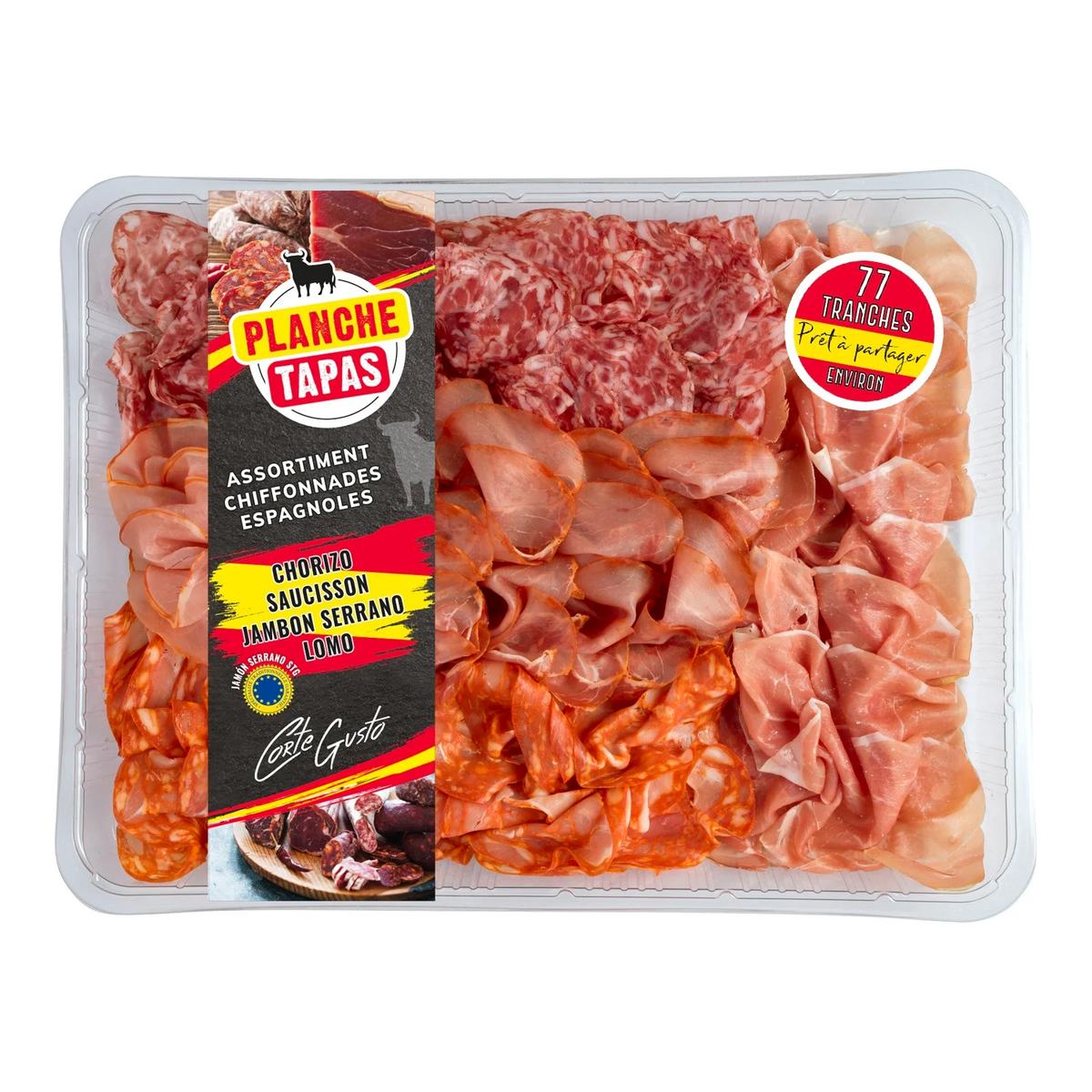 3700656408522 - Corte Del Gusto - Plateau de Tapas, Assortiment de Chiffonade