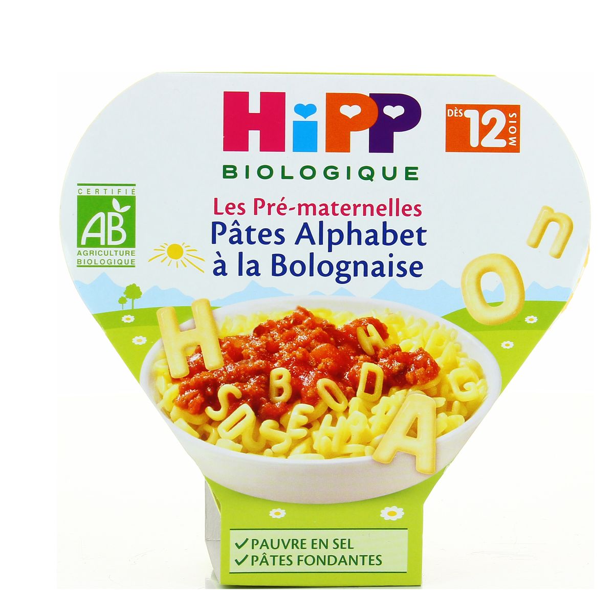 Acheter Hipp Pates Alphabet A La Bolognaise Bio Des 12 Mois 230g