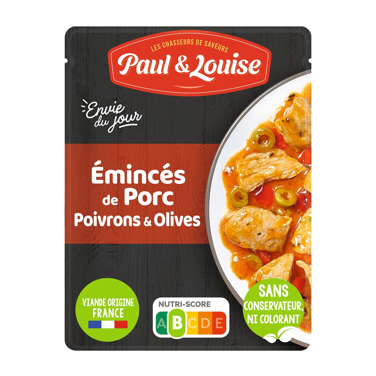 3379670020623 - Paul & Louise - Envie du Jour - Emincés de Porc Poivrons et Olives