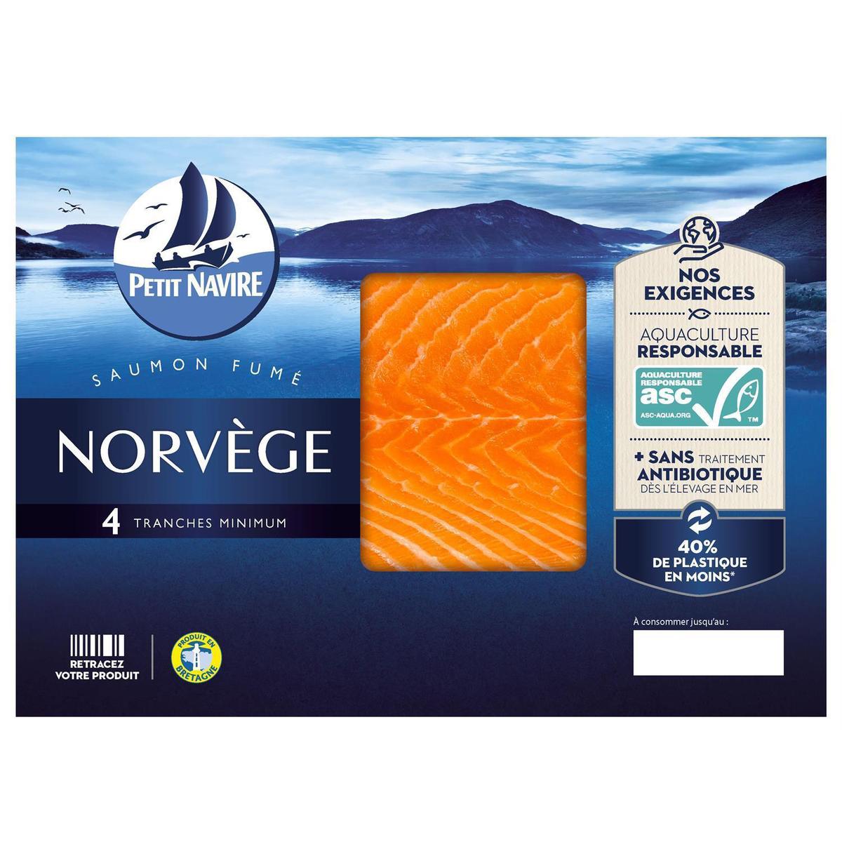 3760253430623 - Petit Navire - Saumon Fumé de Norvège