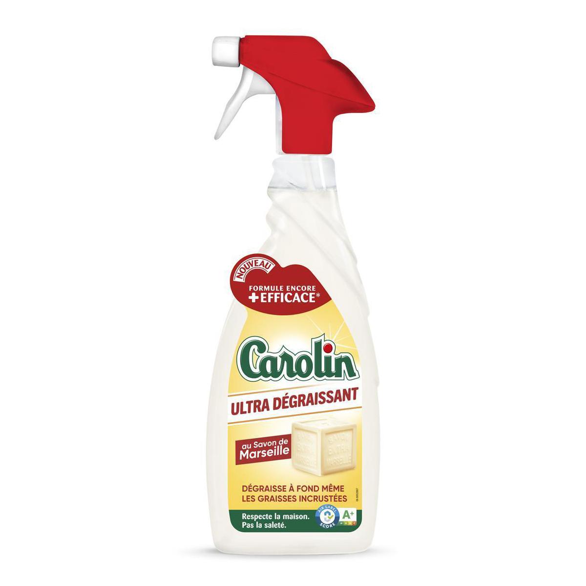3346020030823 - Carolin - Nettoyant Ménager Ultra Dégraissant au Savon de Marseille Activ+