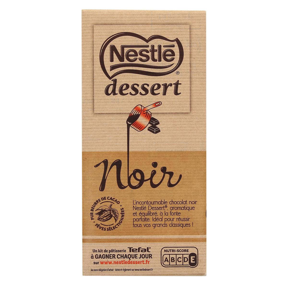 Livraison à domicile Nestlé Dessert Chocolat pâtissier noir corsé