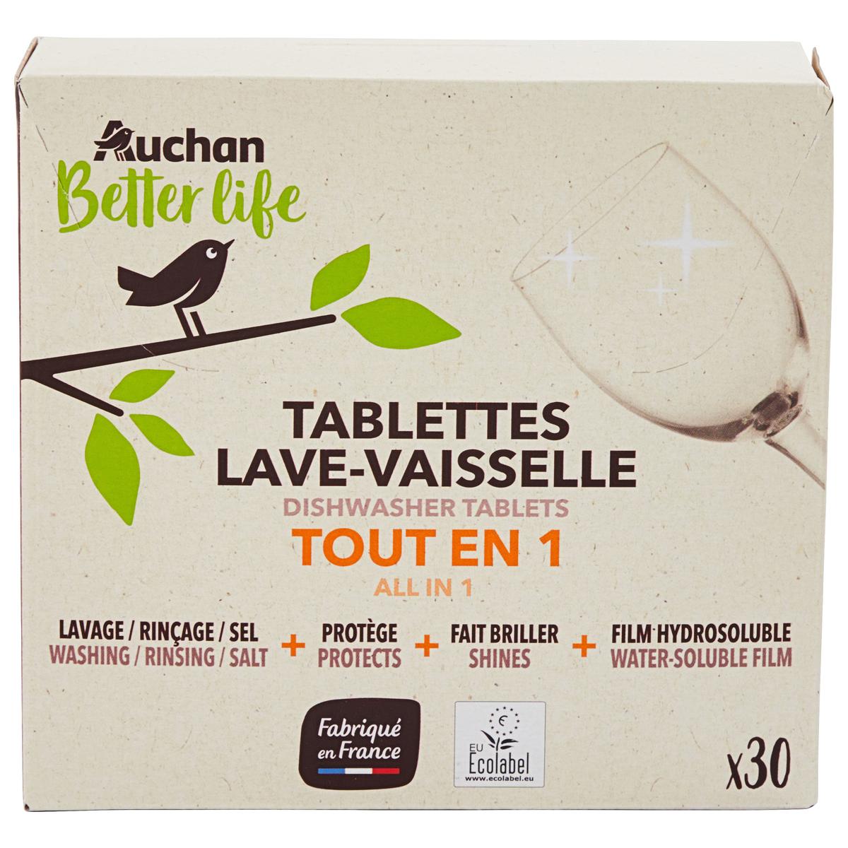 3596710513123 - Auchan - Tablette lave vaisselle tout en 1 environnement