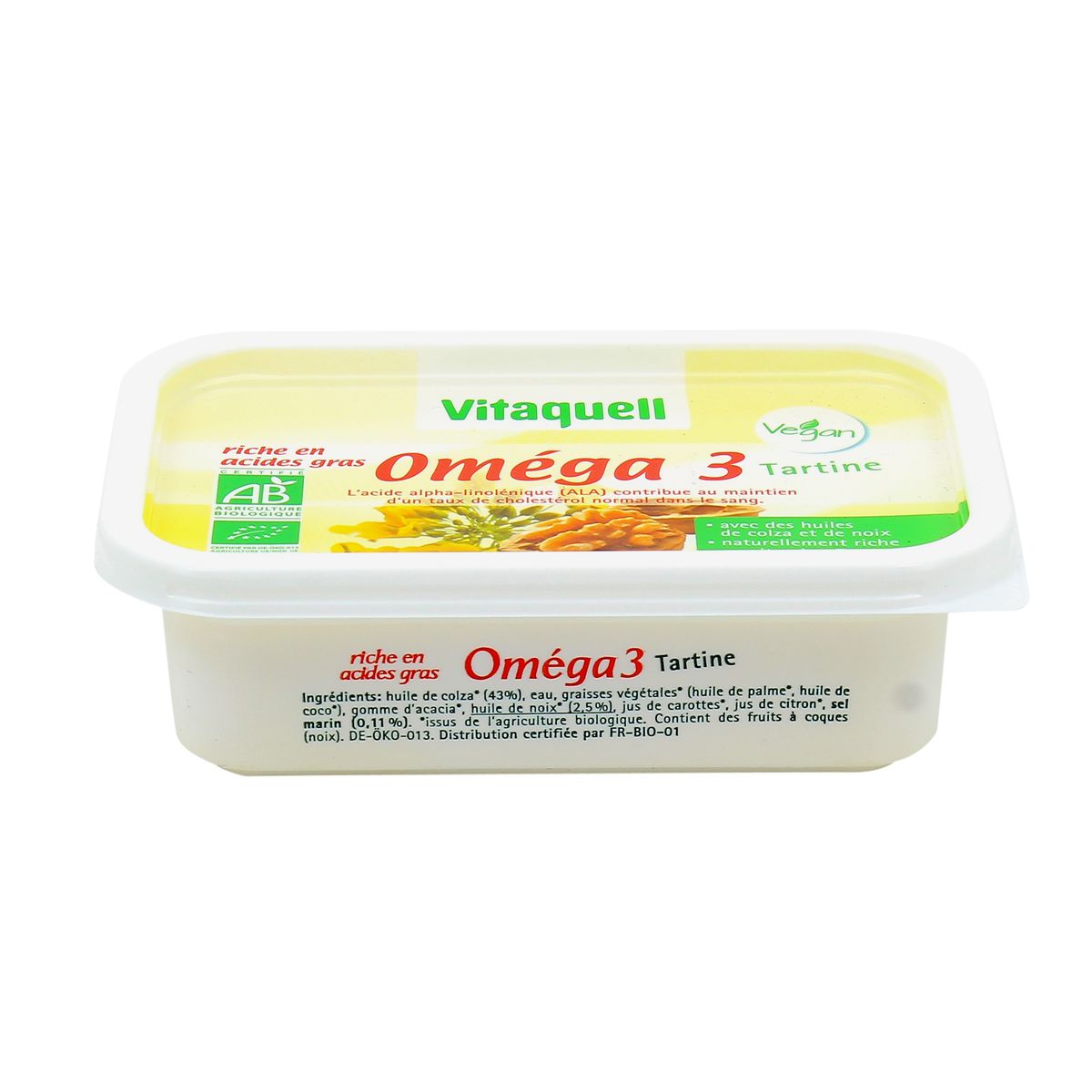 Vitaquell Margarine bio Oméga 3, 250g houra.fr