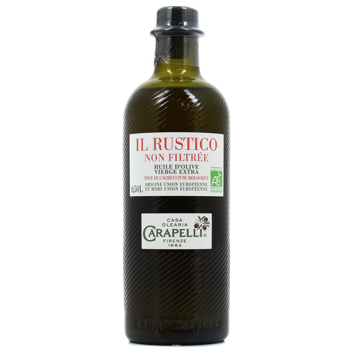 8002470024823 - Carapelli - Huile d'olive vierge extra Bio - Il Rustico 