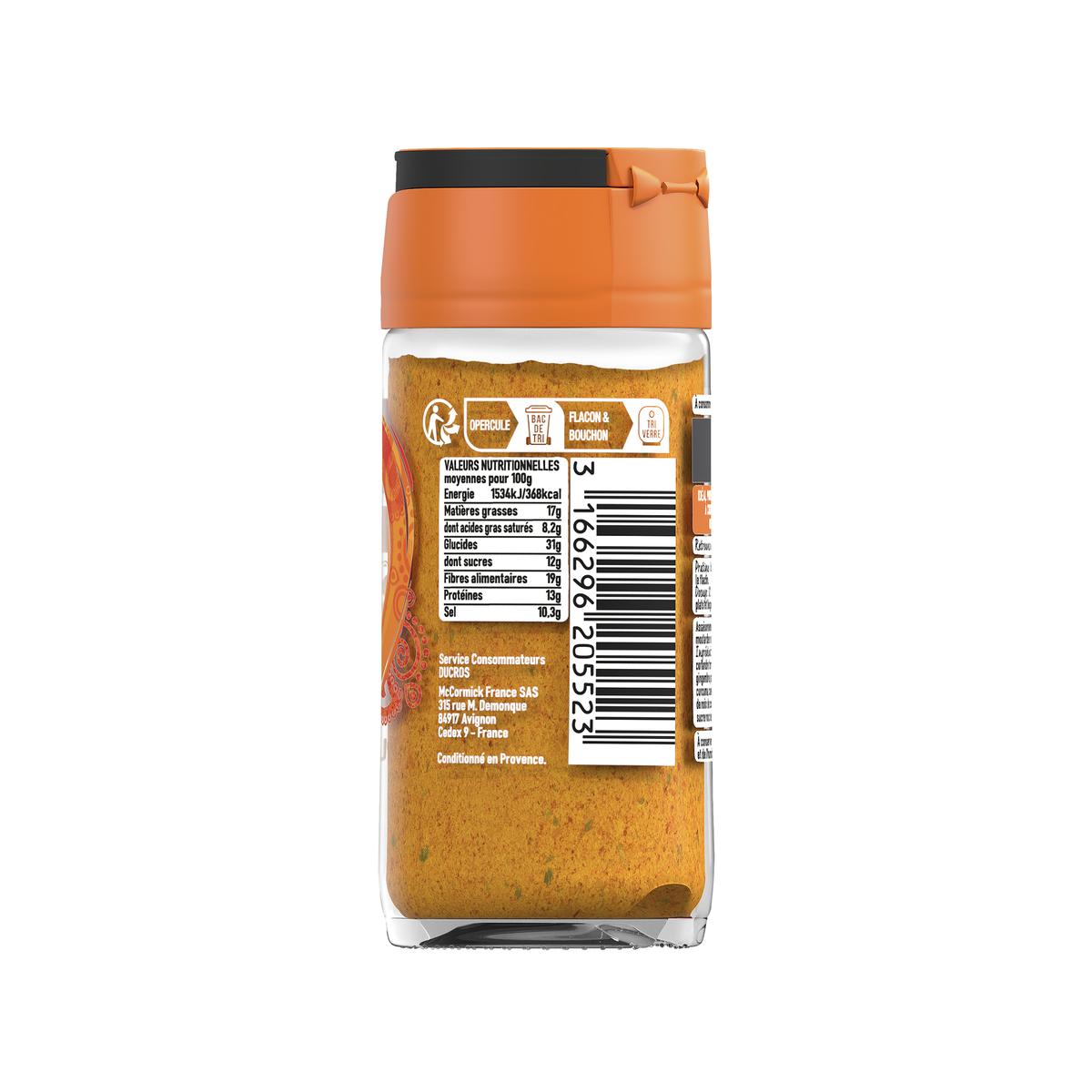3166296205523 - Ducros - Curry Madras fort