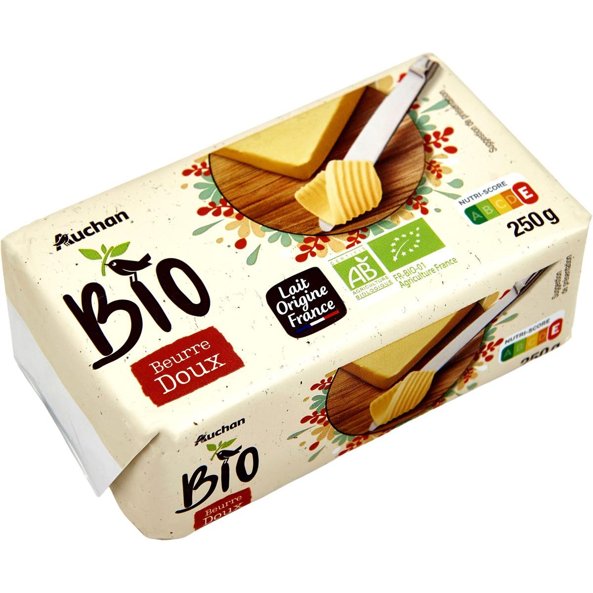 3596710466023 - Auchan BIO - Beurre bio doux