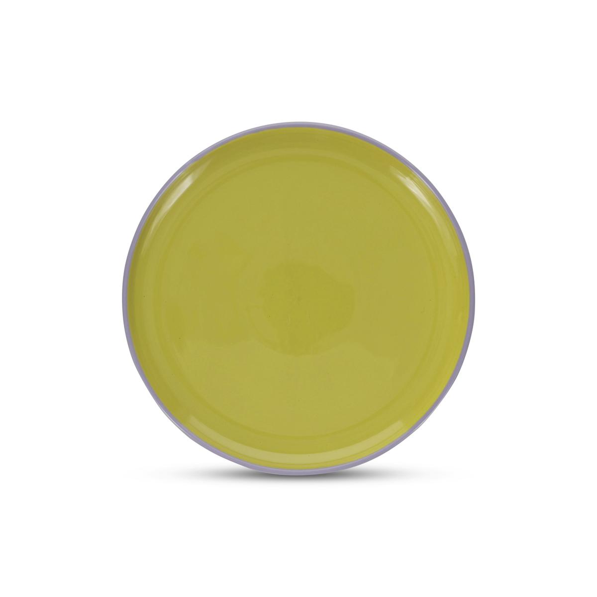 5410595776023 - Collection Duo - Assiette plate 26xH2,5cm vert/violet Duo