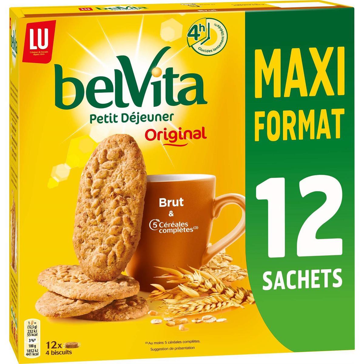 7622210726223 - Belvita - Biscuit Petit Déjener Blé Brut