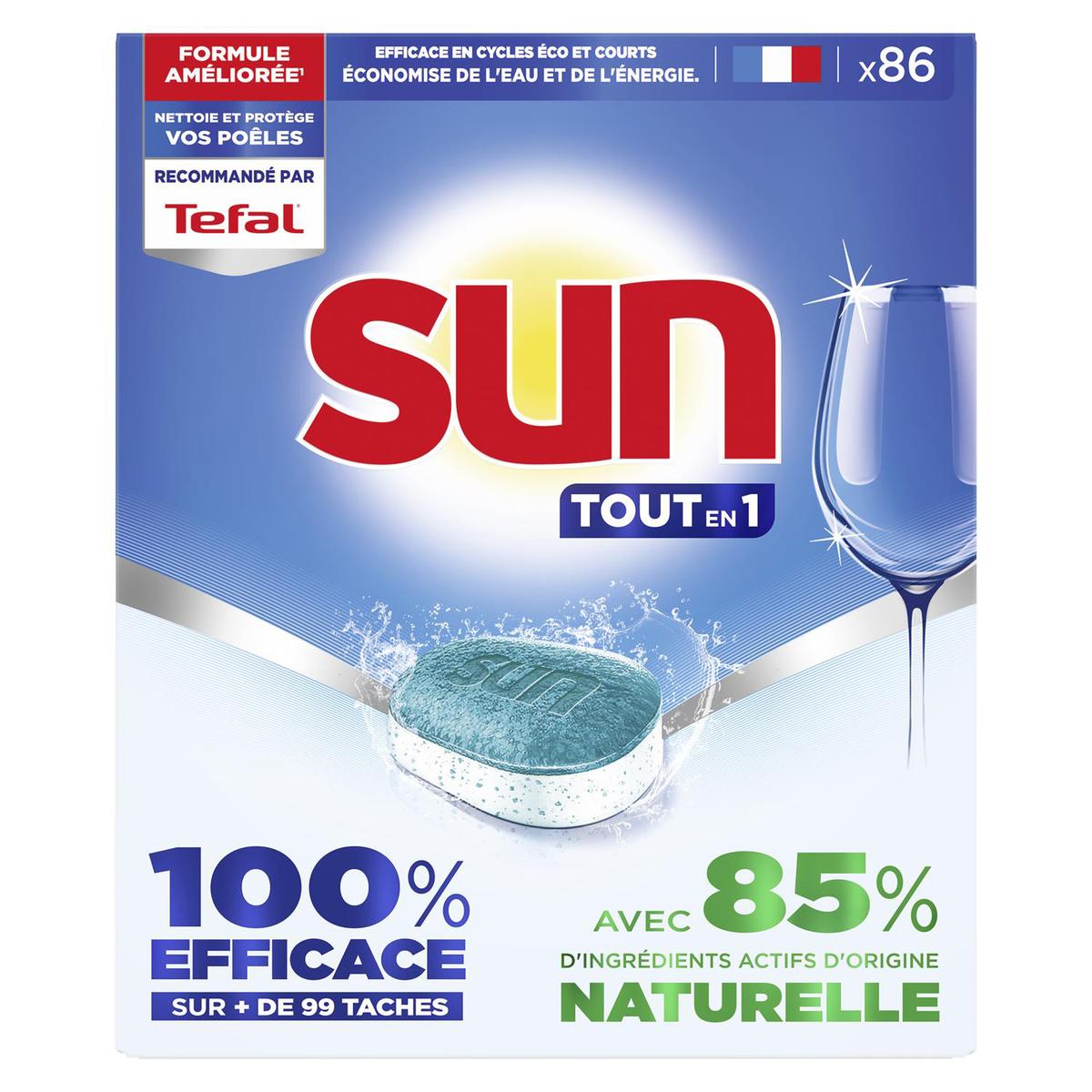 8720182787323 - Sun - Tablette Lave Vaisselle Tout en 1 Naturelle