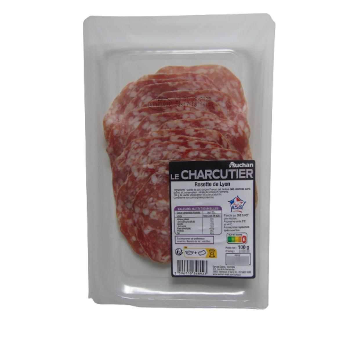 3596710348923 - Auchan Le Charcutier - Rosette de Lyon