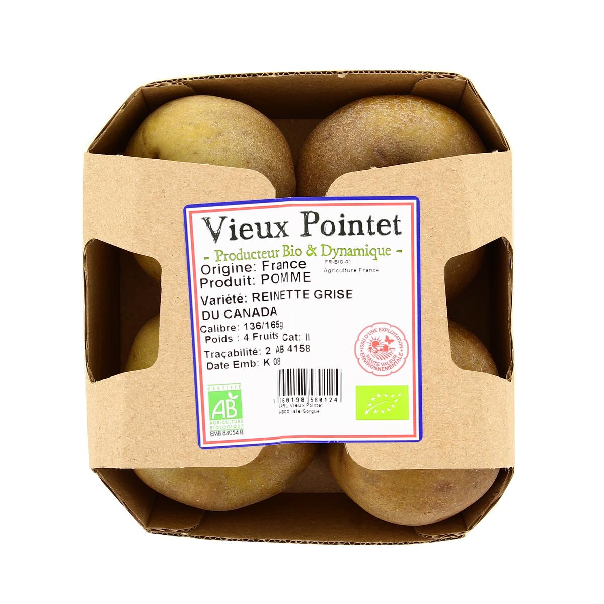 3760198580124 - Le Vieux Pointet - Pomme Reinette Grise du Canada