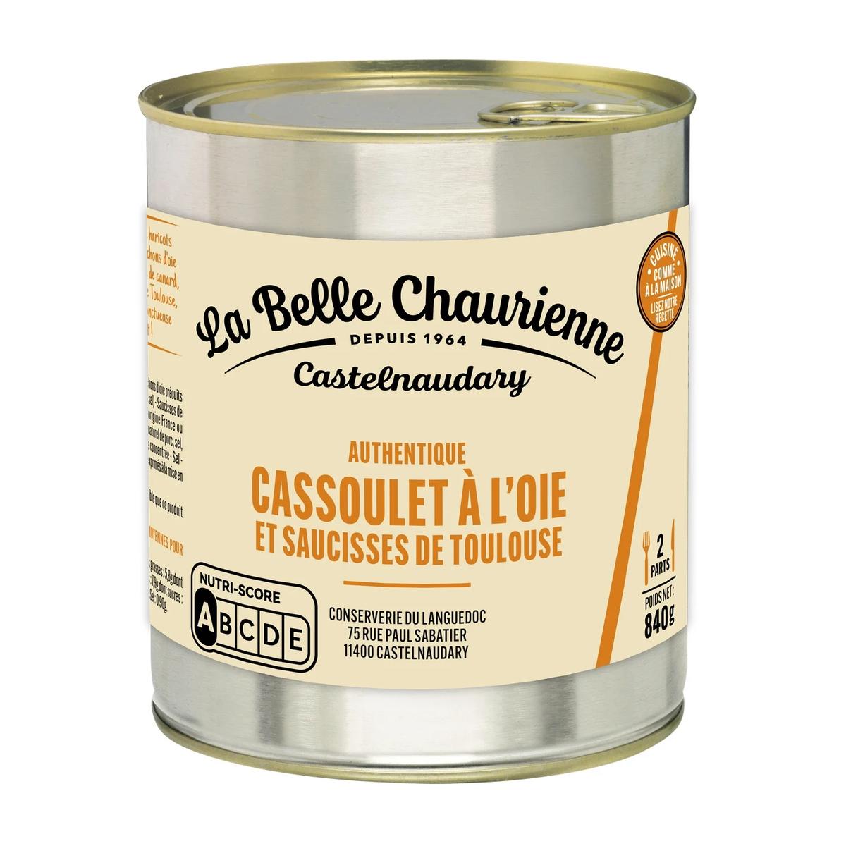 3245360071124 - La Belle Chaurienne - Cassoulet à l'Oie et Saucisses de Toulouse