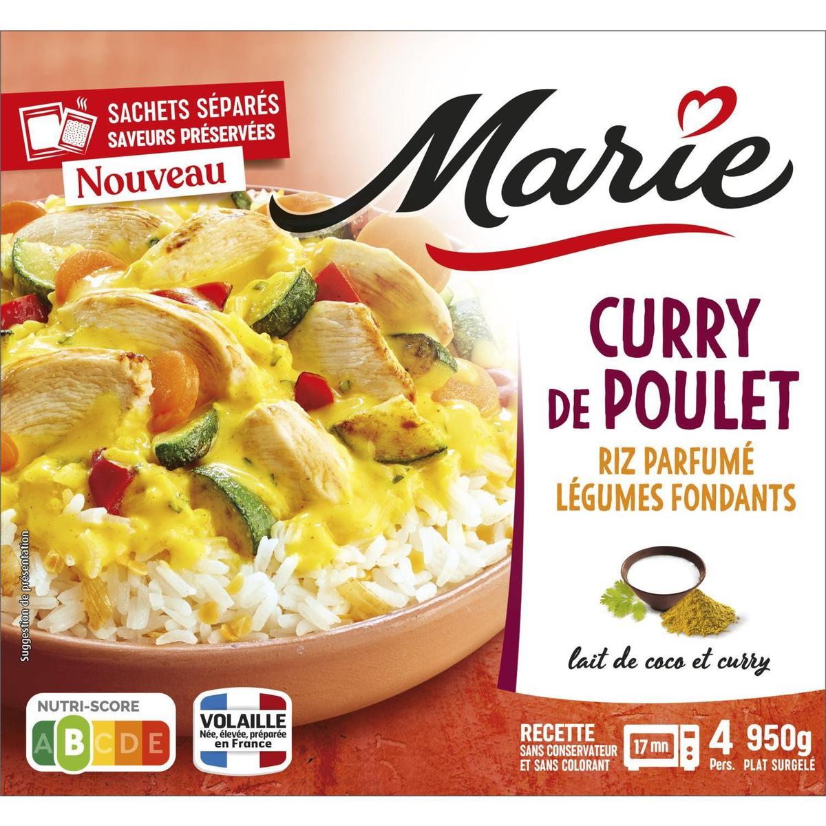 Curry de poulet au lait de coco pour bébé - Programme Malin