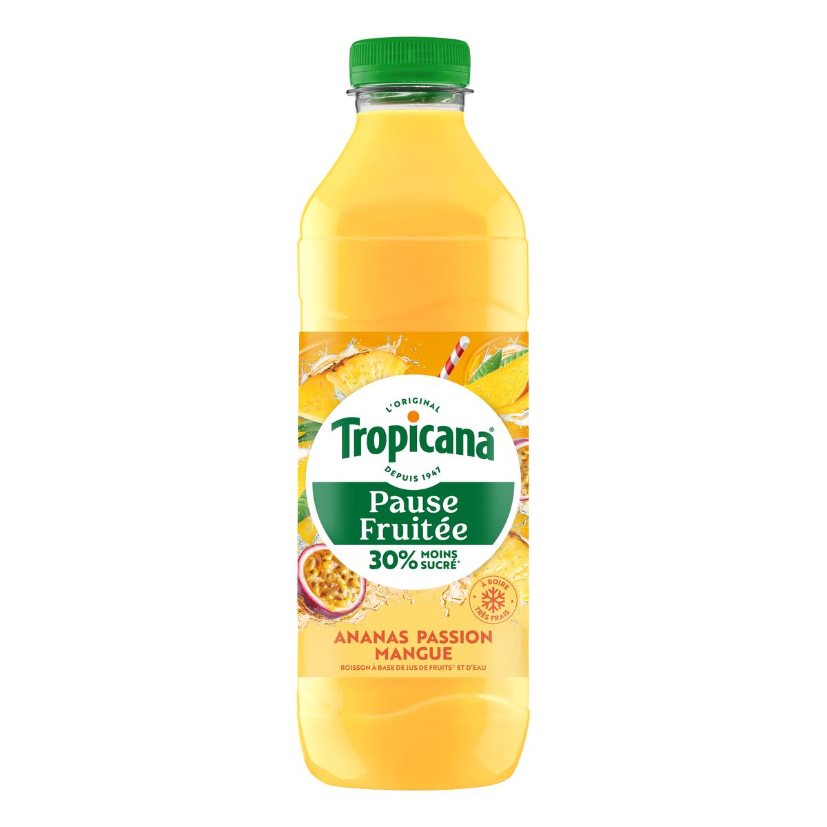 1210002001724 - Tropicana Pause Fruitée - Boisson à l'ananas passion et mangue